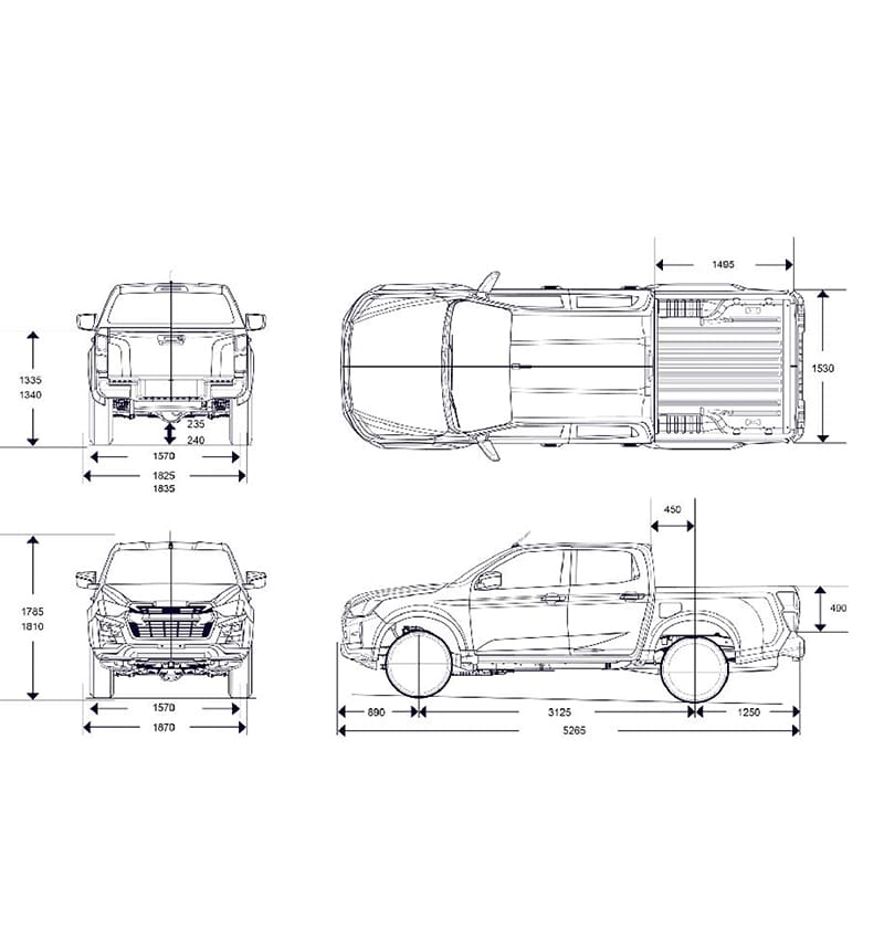 d-max highlander pickup